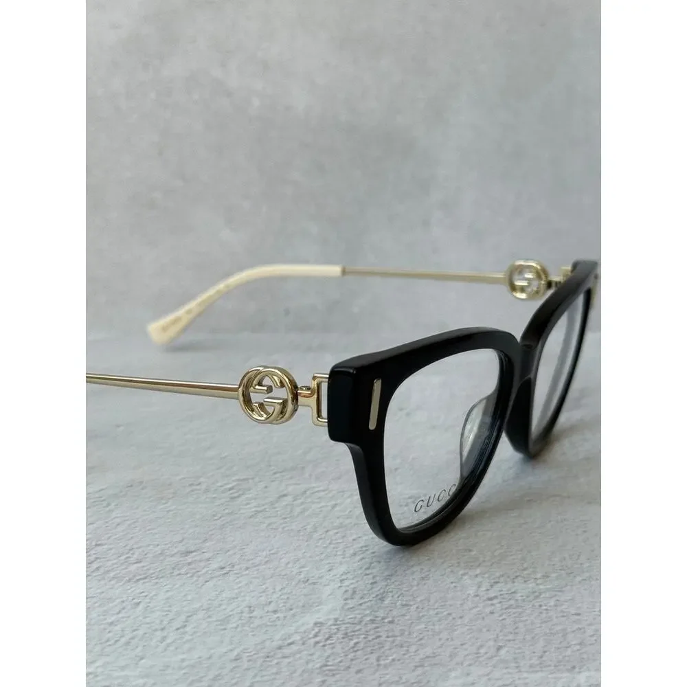 NEW Gucci GG1205O Cat Eye Eyeglasses Frames in Black